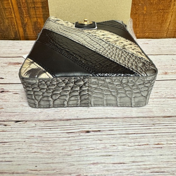 Brahmin Marley Small Leather Crossbody - Black Flashback - Picture 9 of 10